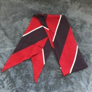 Sold! navy and red scarf